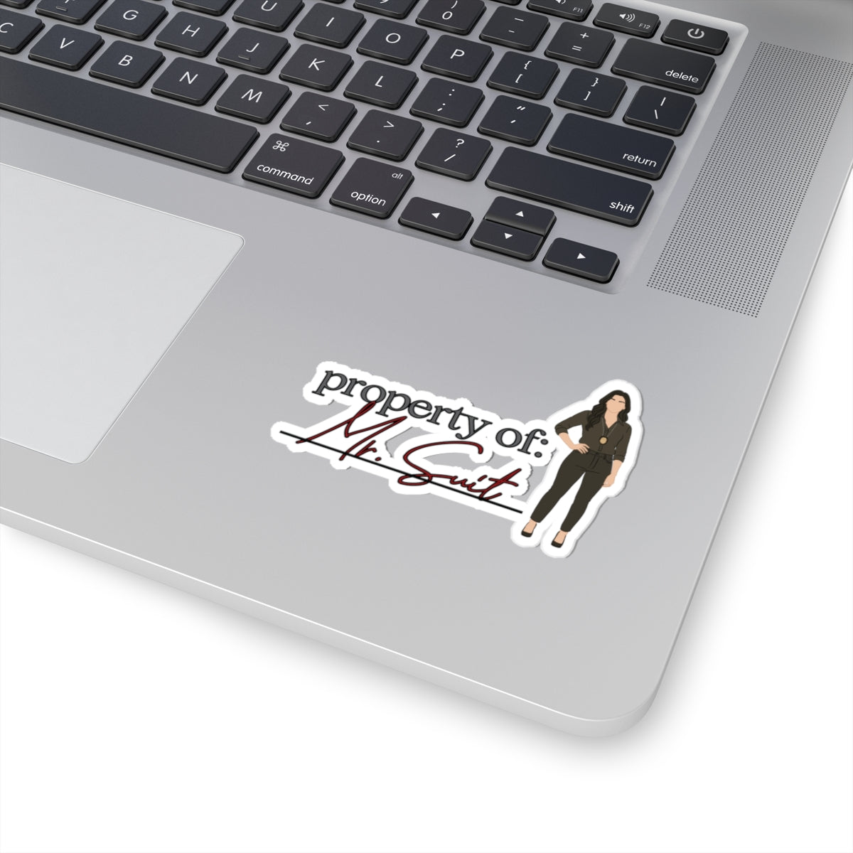 Property of Mr. Suit Vinyl Sticker | Built for Mercy Inspired