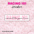 Racing 101 Vinyl Sticker | Speed Demons Inspired