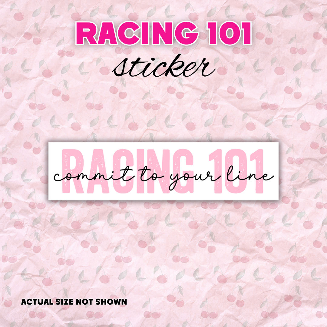 Racing 101 Vinyl Sticker | Speed Demons Inspired