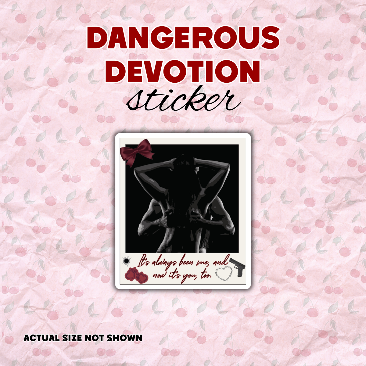 Dangerous Devotion Vinyl Sticker | Built for Mercy Inspired