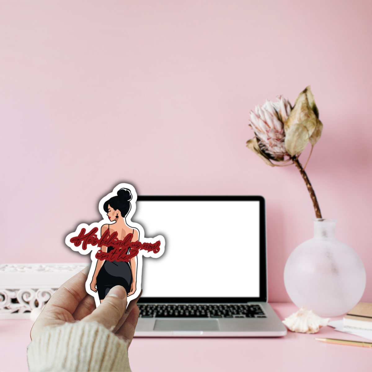 Pretty Little Threat Vinyl Sticker | Built for Mercy Inspired