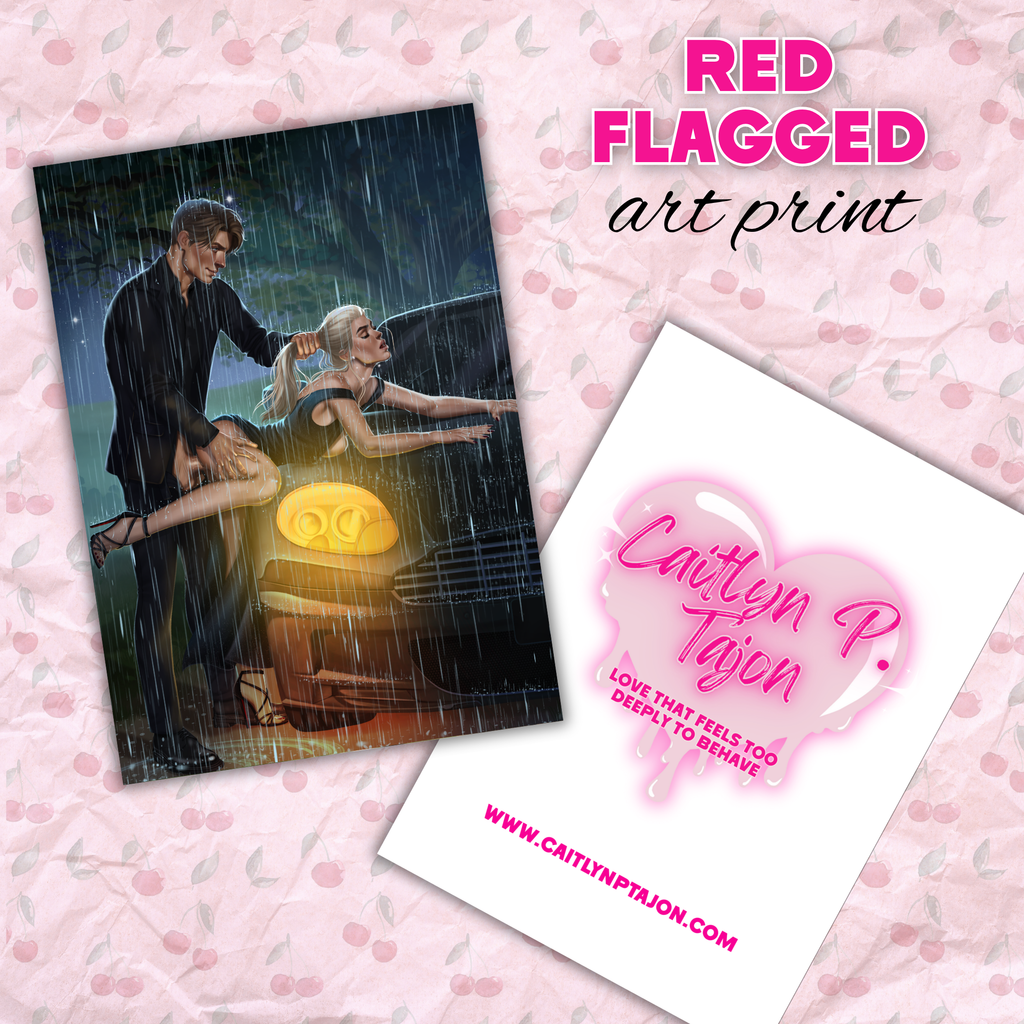 Past the Apex - Red Flagged Art Print