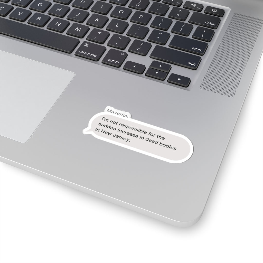 Mav's Texts Vinyl Sticker | Built for Mercy Inspired