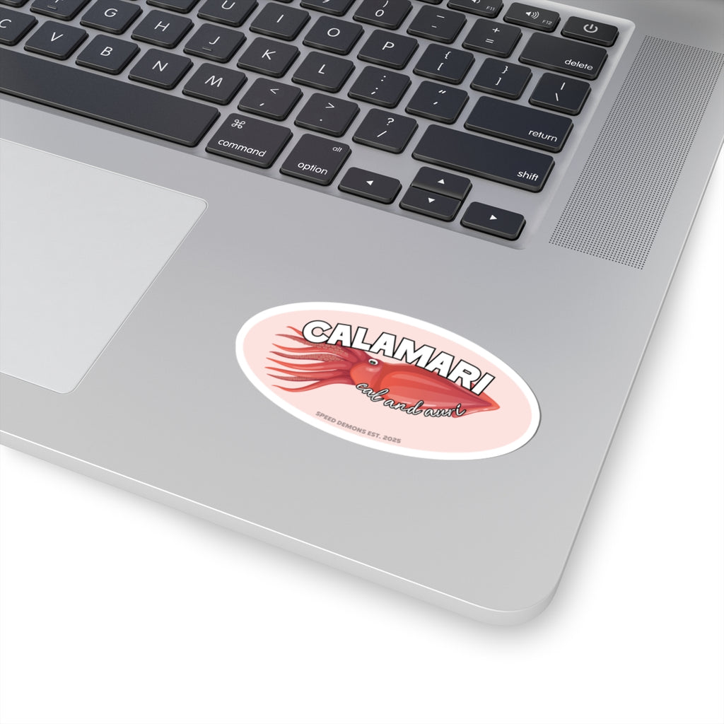Calamari Vinyl Sticker | Speed Demons Inspired
