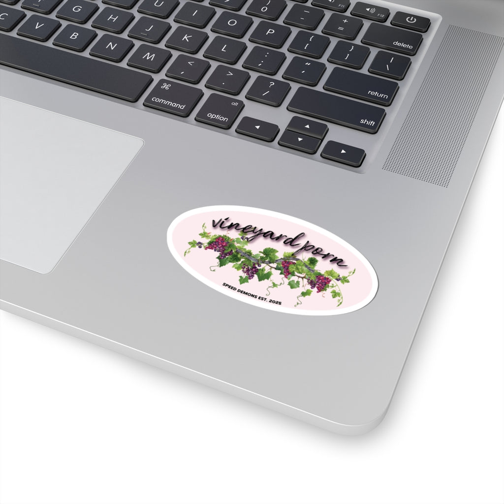 Vineyard P*rn Vinyl Sticker | Speed Demons Inspired