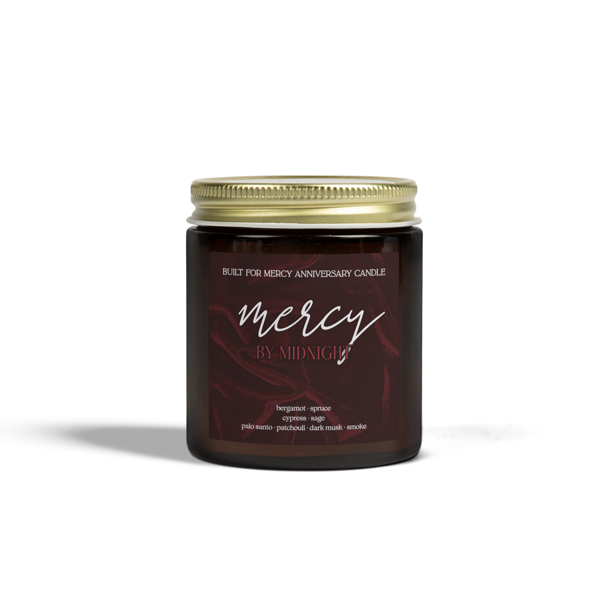 Mercy by Midnight | Built for Mercy Anniversary Candle