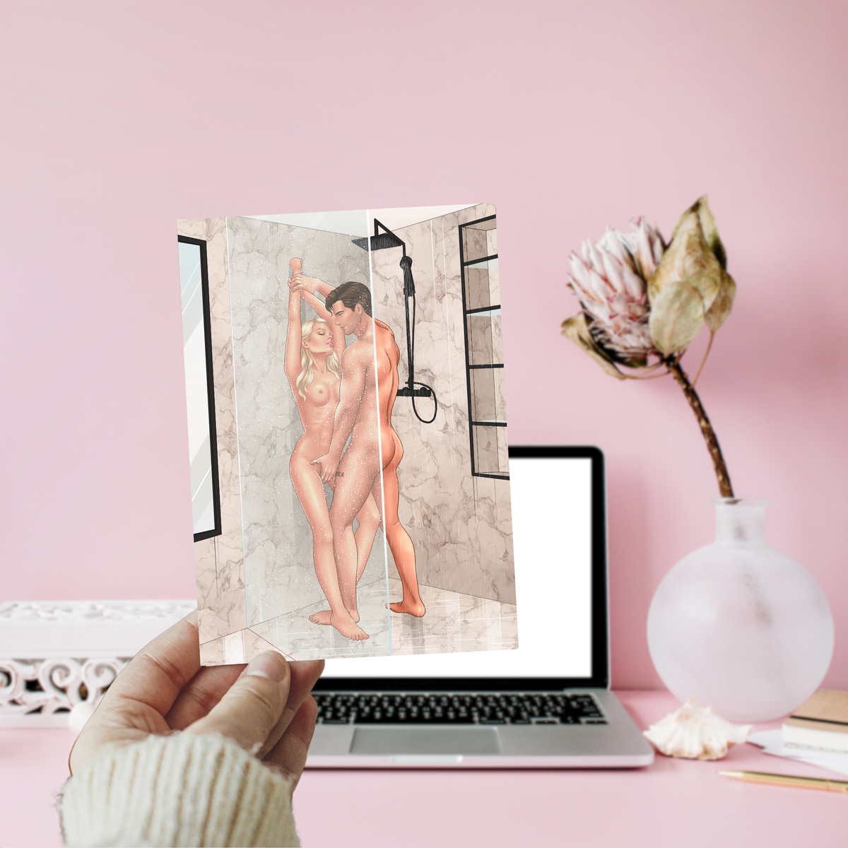 Just Us - Close Contact Art Print